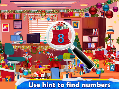 Christmas Hidden Objects : Alphabets & Numbers  screenshots 12