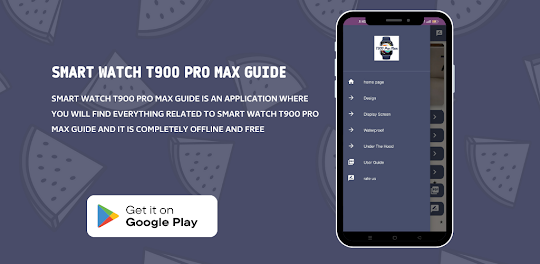 Smart Watch T900 Pro Max Guide