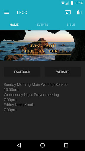 Android application Living Church App screenshort