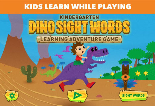 Dino Sight Words Kindergarten