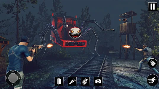Horror Train Scary Spider Game