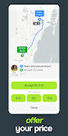 screenshot of inDrive. Save on city rides
