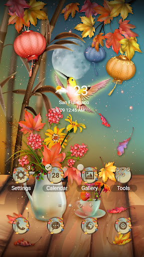 Android application Autumn Day Humming - Wallpaper screenshort
