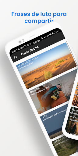 Android application Fases de Luto y Pesame screenshort