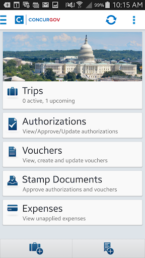 Android application CONCURGOV screenshort
