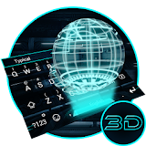 3D Next Tech Theme&Emoji Keyboard icon