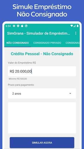 Android application Empréstimo para Negativado screenshort