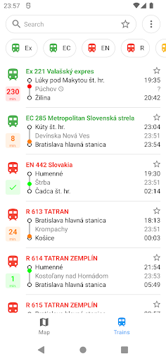Trains Delays SK Screen 3