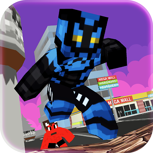 Blue Beetle Superhero Run logo