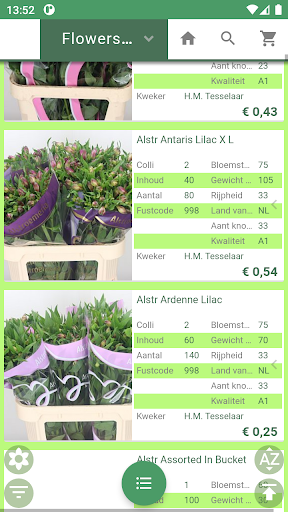 Android application Jheemskerk Export screenshort