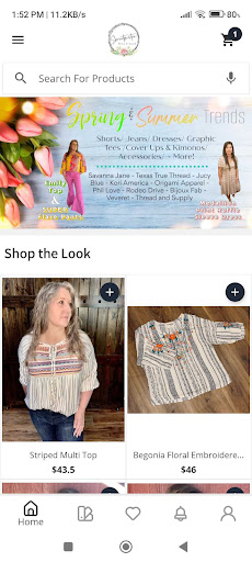 Android application Sweetwater Boutique screenshort