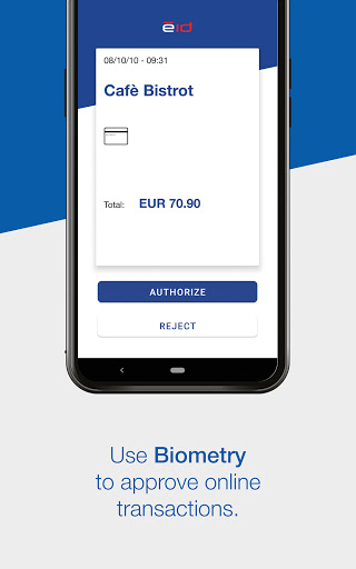 eID Secure Commerce Screen 2
