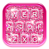Pink Glitter Keyboard icon