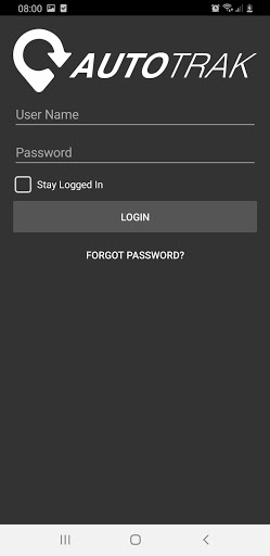 Android application Autotrak screenshort