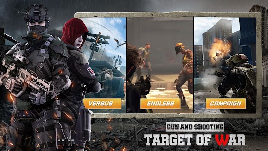 Gun and Shooting  Target war Mod Apk Download 4