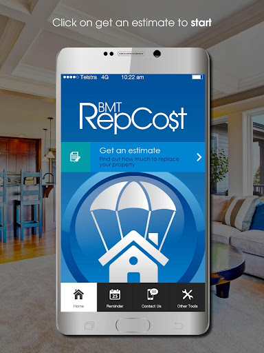 Android application BMT Replacement Cost Estimator screenshort