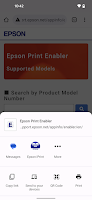 screenshot of Epson Print Enabler