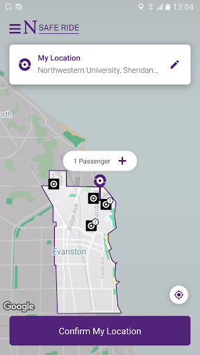 Northwestern Safe Ride Screen 2