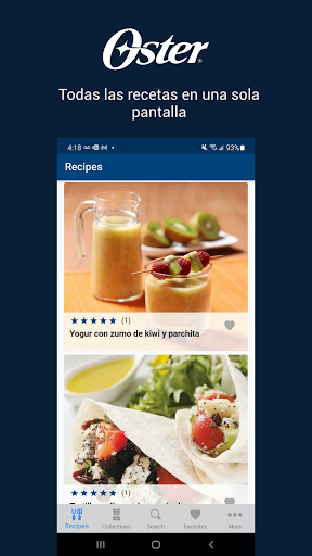 Recetas Oster Screen 2