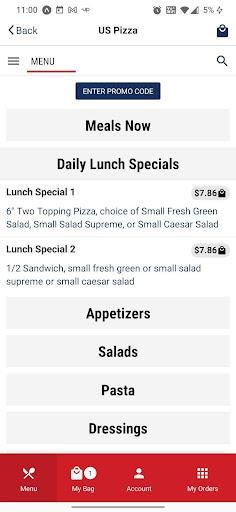 US Pizza Batesville Screen 2