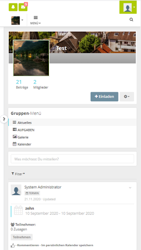 Android application Himmels.App screenshort