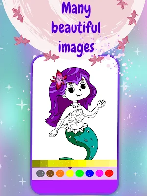 Mermaids Coloring Pages screenshot 3
