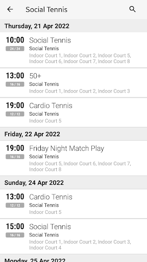 Nottingham Tennis Centre Screen 2