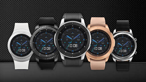 Android application Carbon Gray For Wear OS screenshort