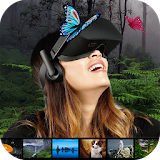 VR Video 360 Nature icon