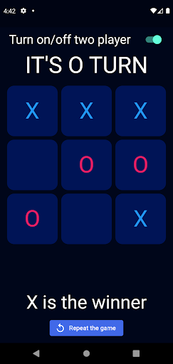 لعبة X/O Game Screen 2