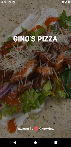 Android application Ginos Pizza 3 screenshort