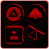 Black and Red Icon Pack8.2