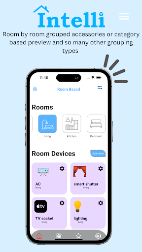 Android application Intelli Smart Home screenshort