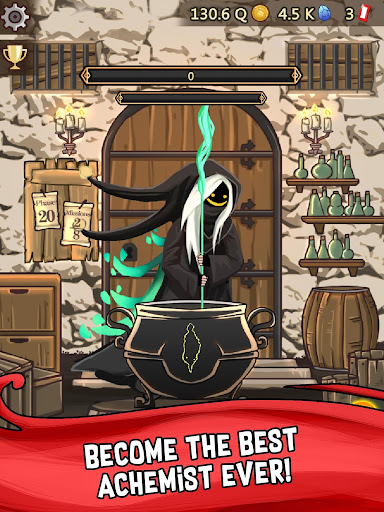 Alchemy Clicker - Potion Games Idle Fantasy Rpg apkpoly screenshots 8