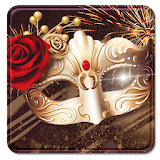 Mysterious Golden Mask theme and Rose wallpaper icon