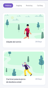 Screenshot 2 Walking app: contador de pasos android