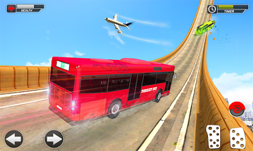 巨型坡道：巴士不可能的特技巴士司機遊戲