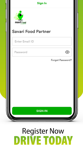 Savari Food Delivery Screen 2