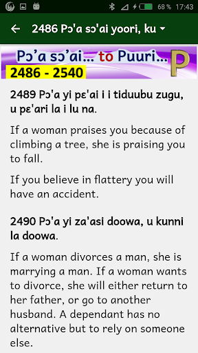 Mampruli proverbs Screen 3