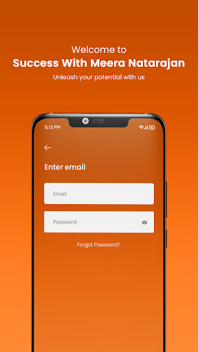 Android application Success With Meera Natarajan screenshort