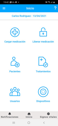 Android application Pills and Care screenshort