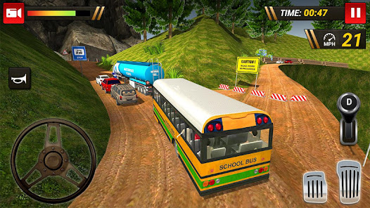 Captura de Pantalla 7 Autobús Escolar fuera de carre android