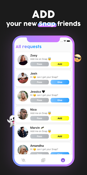 hubo - find new friends on Snapchat screenshot 2