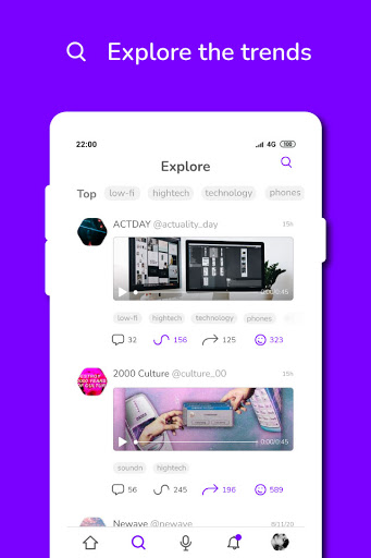 Screenshot of Soundn - Podcast social app