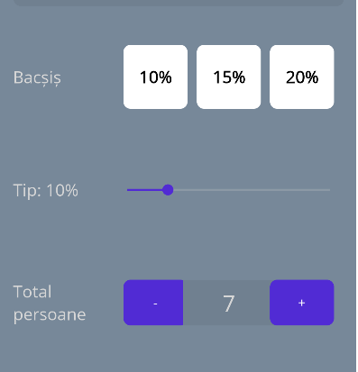 Android application Bacsis screenshort