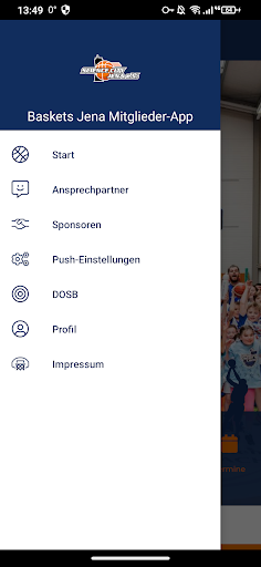 Baskets Jena Mitglieder-App Screen 3