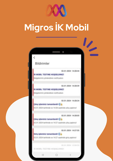 Migros İK Mobil Screen 3