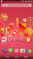 screenshot of Lollipop Live Wallpaper