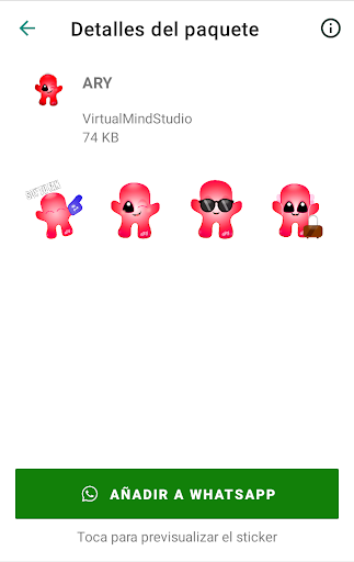 Stickers Moshos Screen 2