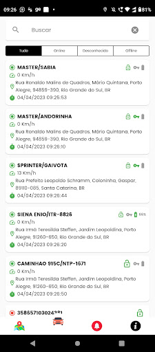 Android application GOMES GPS 2 screenshort